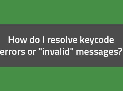 Webroot keycode not working