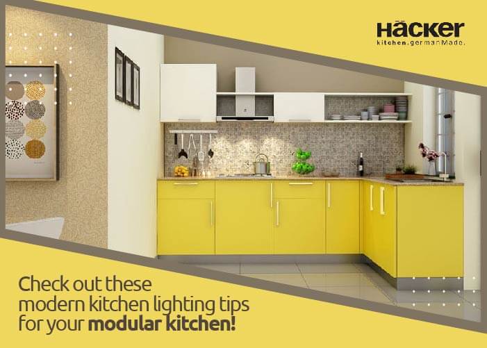 CHECK OUT THESE MODERN KITCHEN LIGHTING TIPS FOR YOUR MODULAR KITCHEN