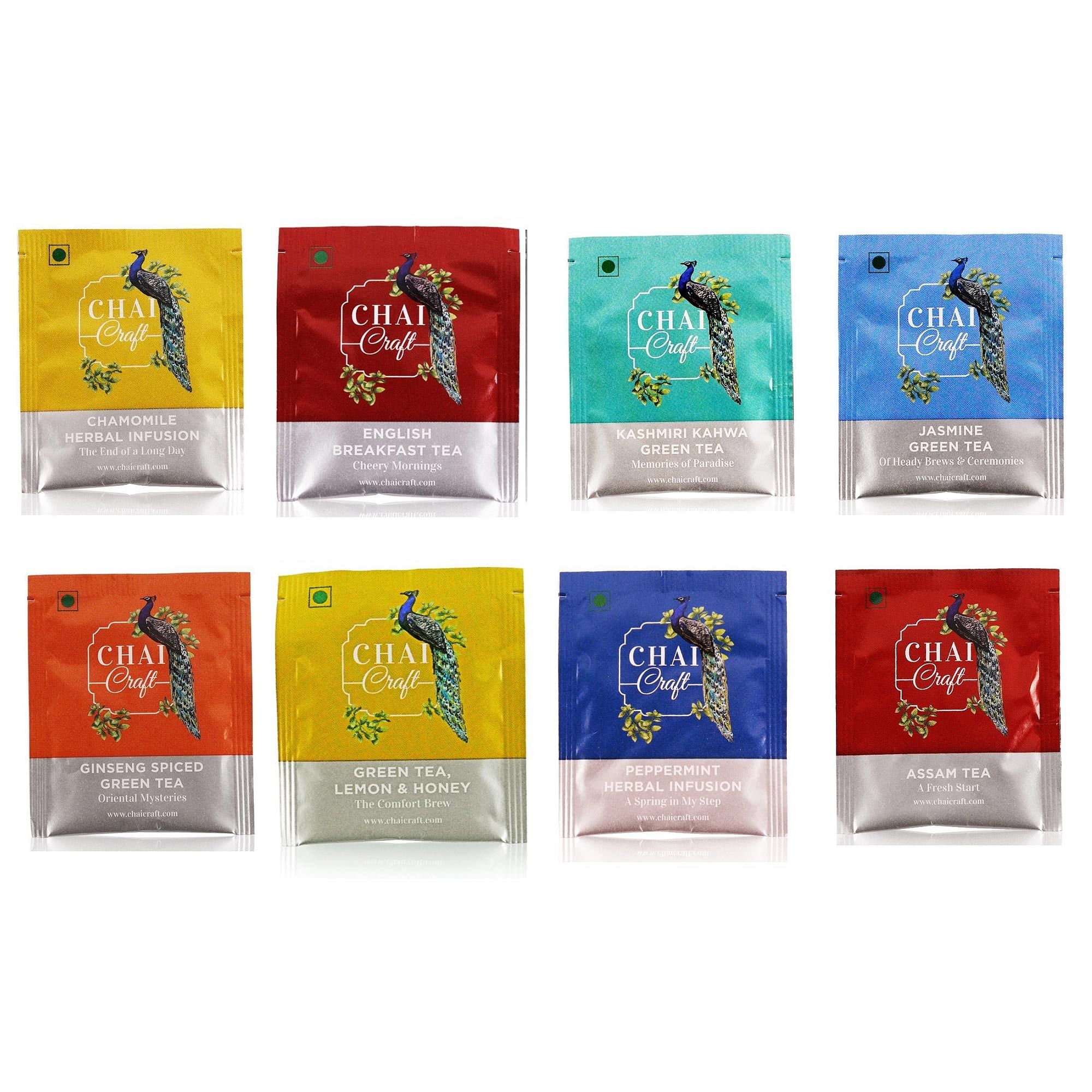 Kashmiri and Assam Tea Bags at Chaicraft