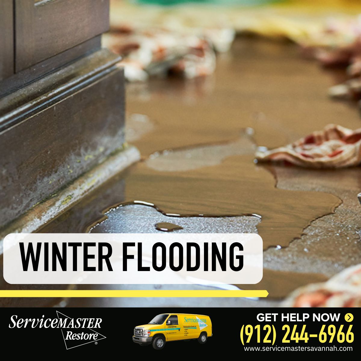 Winter flooding can happen fast, even when you least expect it.