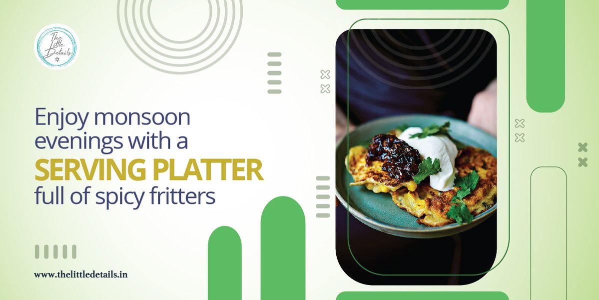 Enjoy Monsoon Evenings With Serving Platter Full of Spicy Fritters