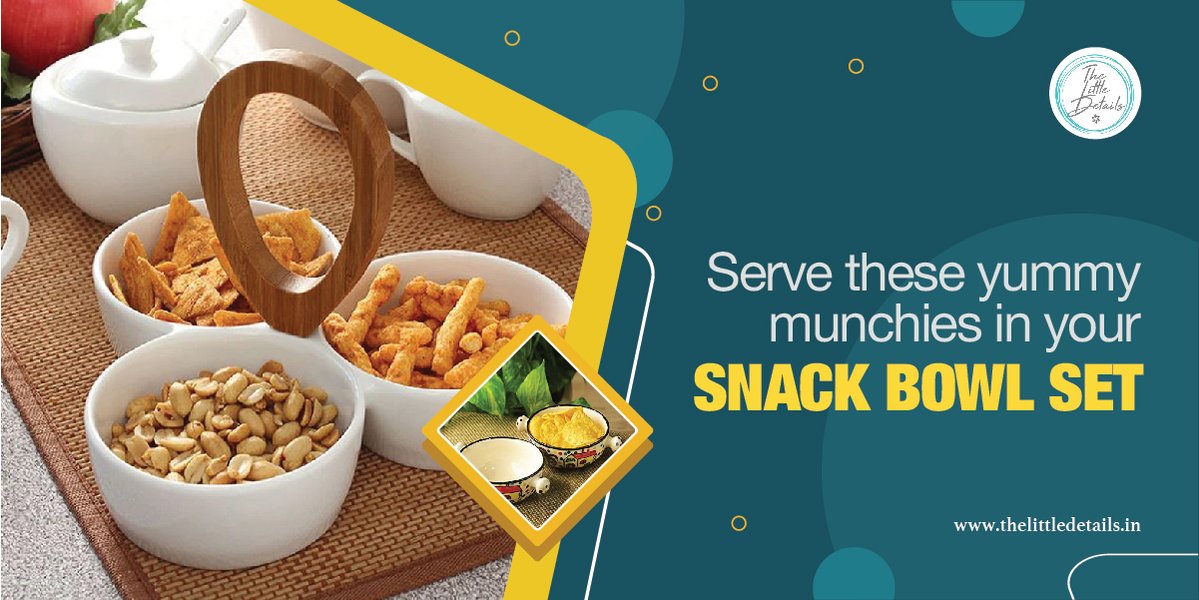 Serve These Yummy Munchies in Your Snack Bowl Set