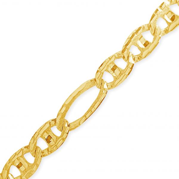 10K Gold Figaro Chain and Marnier Chain at Exotic Diamonds