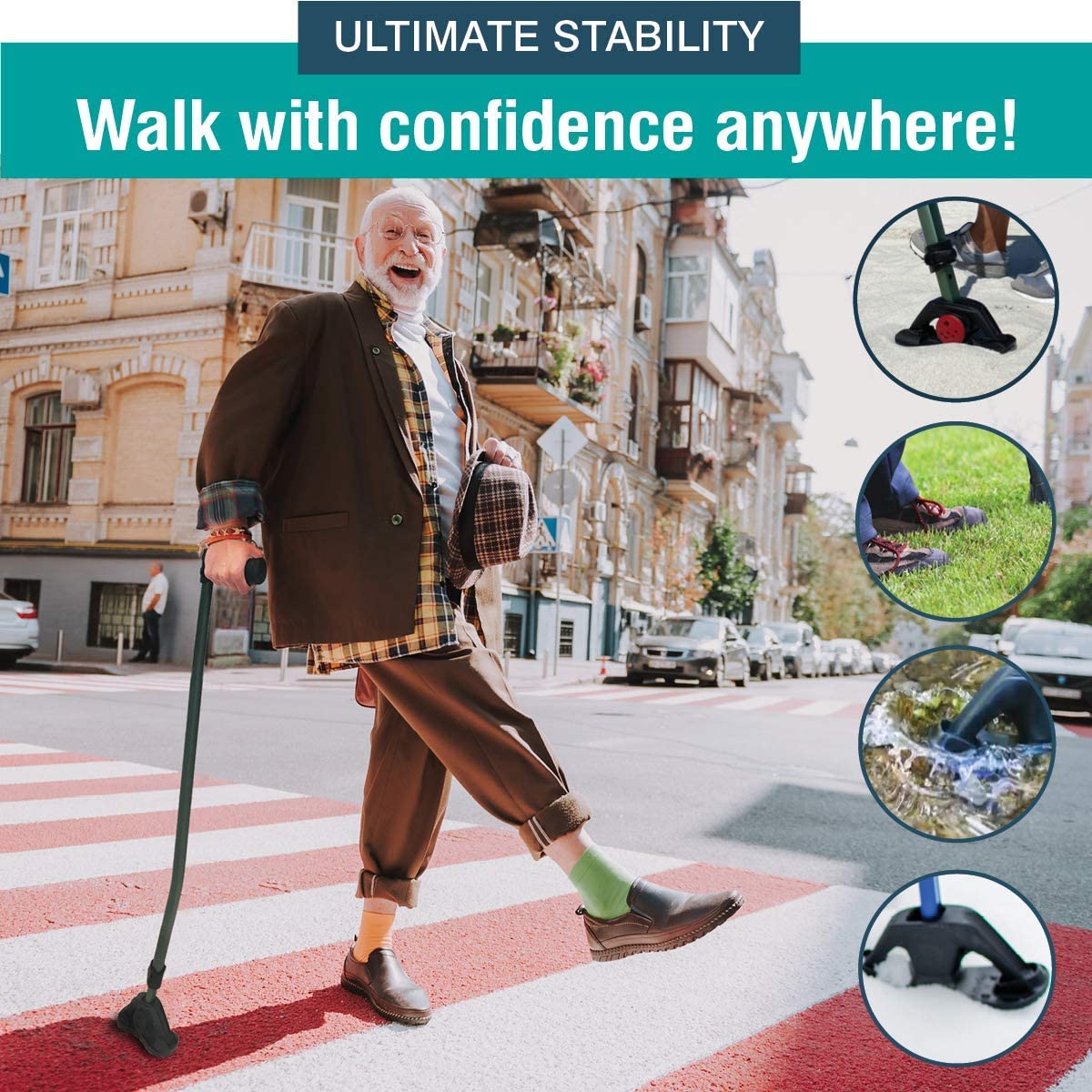 Dynamo Walking Cane