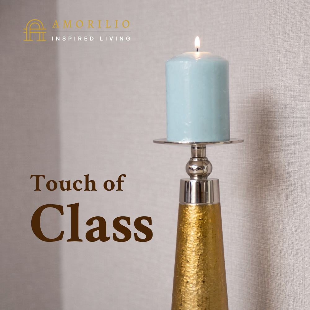 Lighting and decoration with pillar candle stand