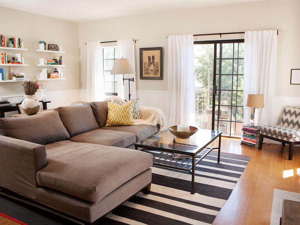 Make a statement with sectional sofas