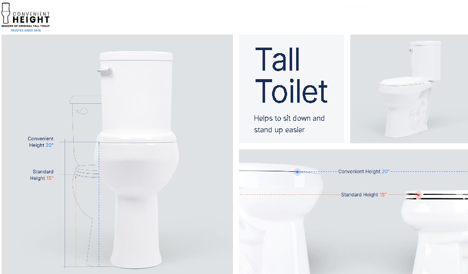 Toilet Convenient Height