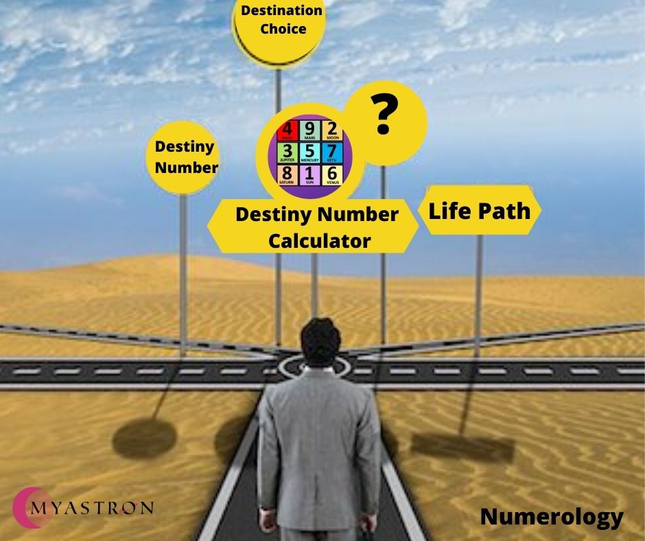 Get Destiny your Number with Life Path Destiny Number Calculator.