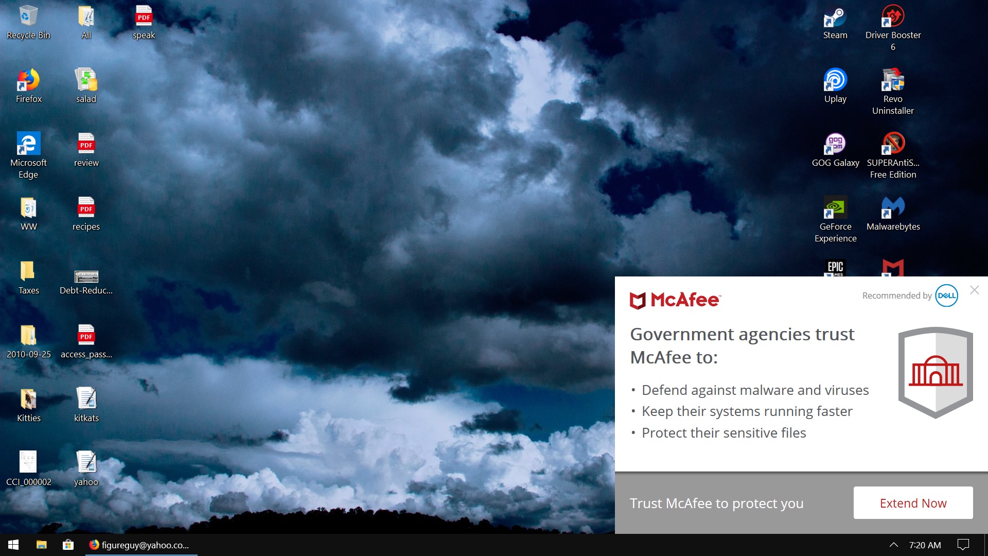 How to get rid of McAfee pop ups