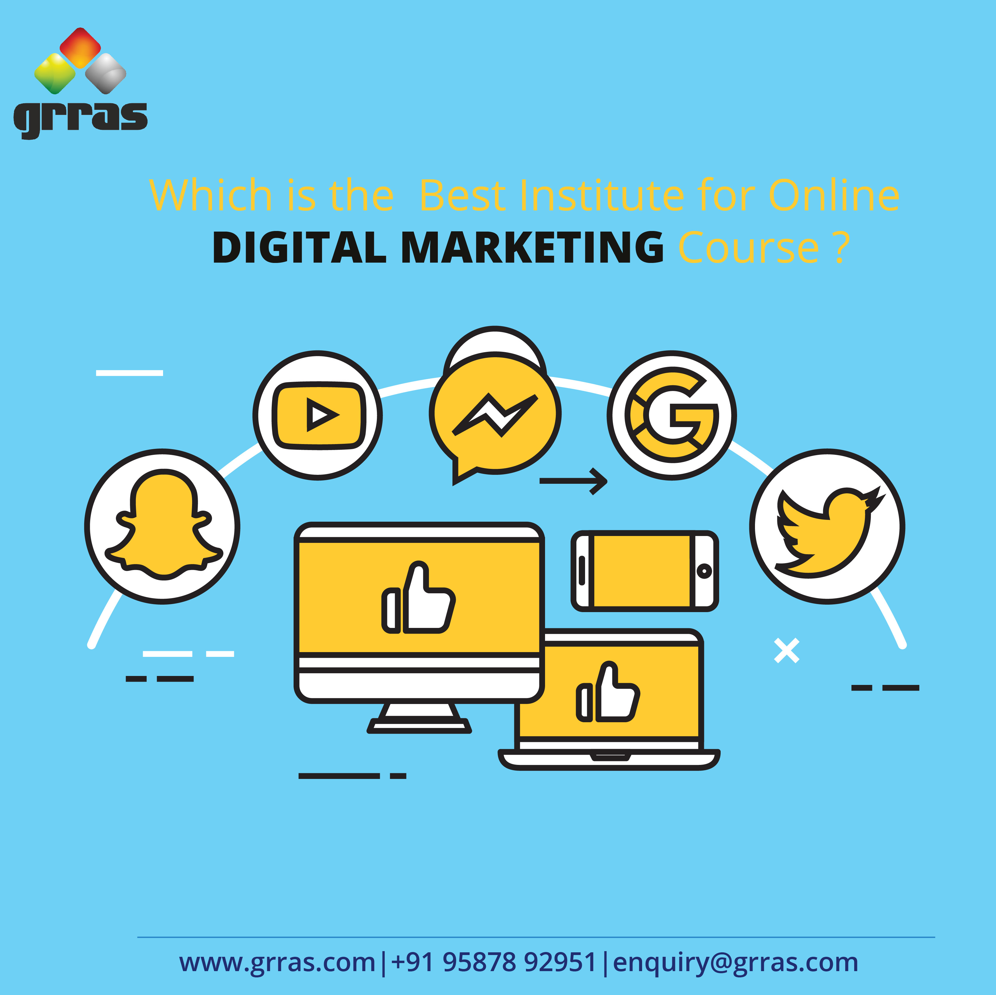 Which is the best institute for Online Digital Marketing course