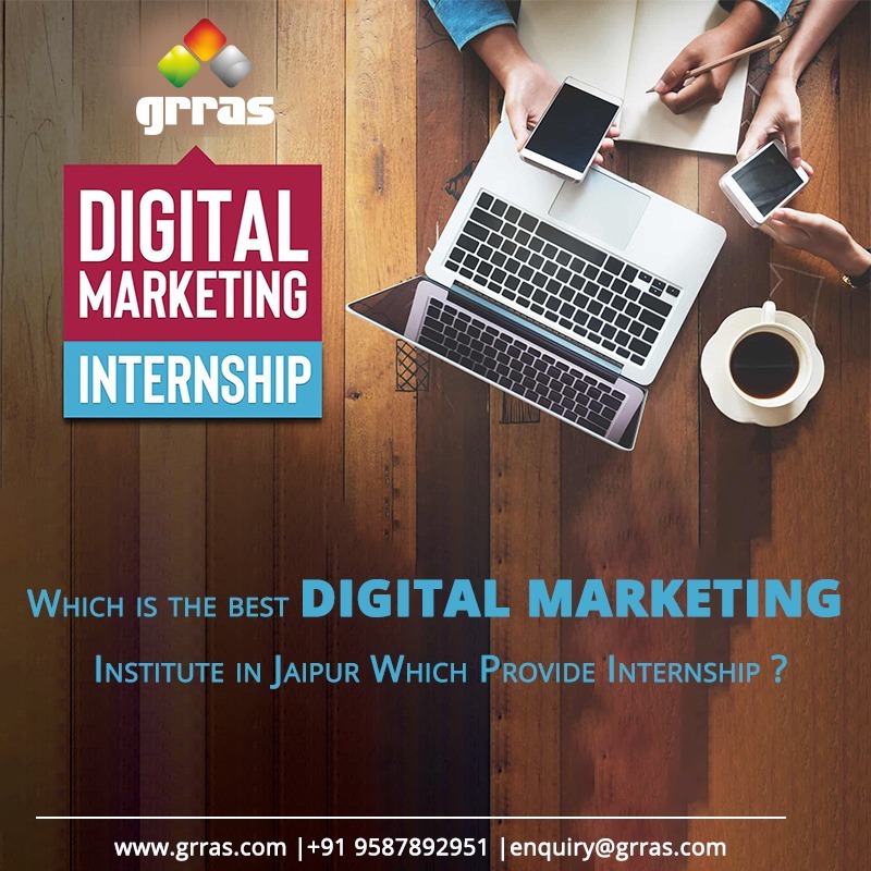Which is the best Digital Marketing Institute in Jaipur which provides Internship