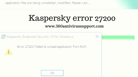 How to solve Kaspersky 27200 error