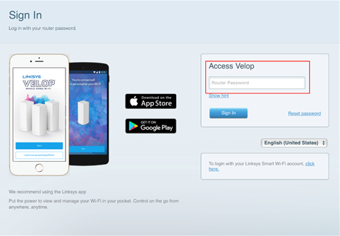 Access web interface of your Linksys Smart Wifi Router