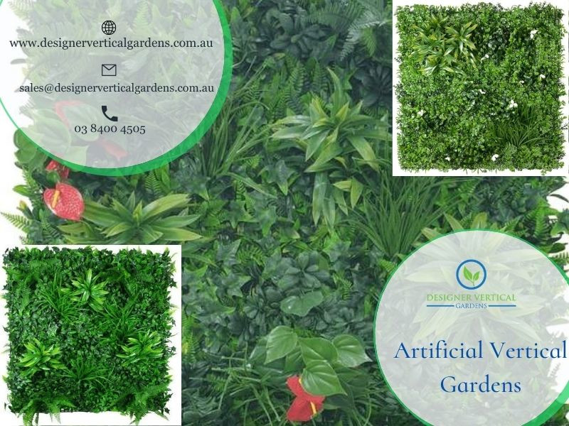 Artificial hedges- Designer Vertical Gardens