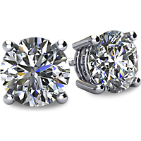 Certified Genuine Diamond Stud Earrings