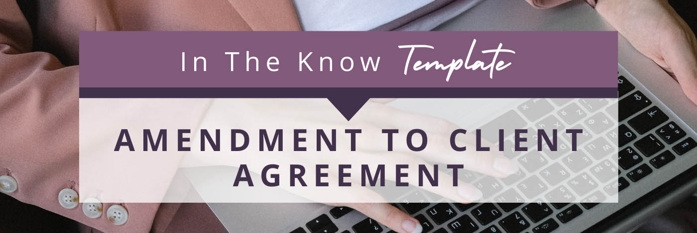 COACH – AMENDEMENT TO CLIENT SERVICES AGREEMENT