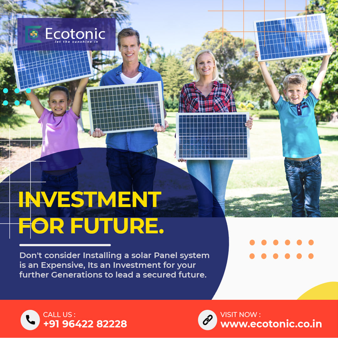 Ecotonic Leading Solar Panel Installation company in Telangana