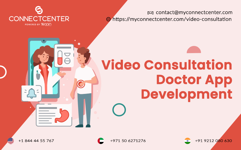 Video Consultation Doctor App Development in USA | CONNECTCENTER
