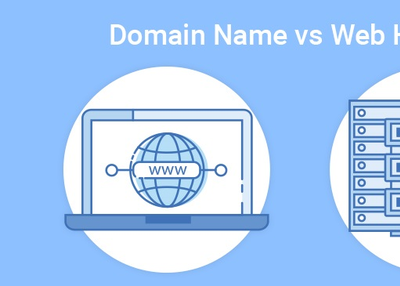 What are the major differences between Domain Name and Web Hosting
