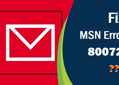 How To Resolve MSN Error Code 80072ee7