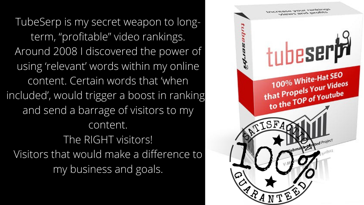 TubeSerp Review: GET Best Sale of $30 OFF