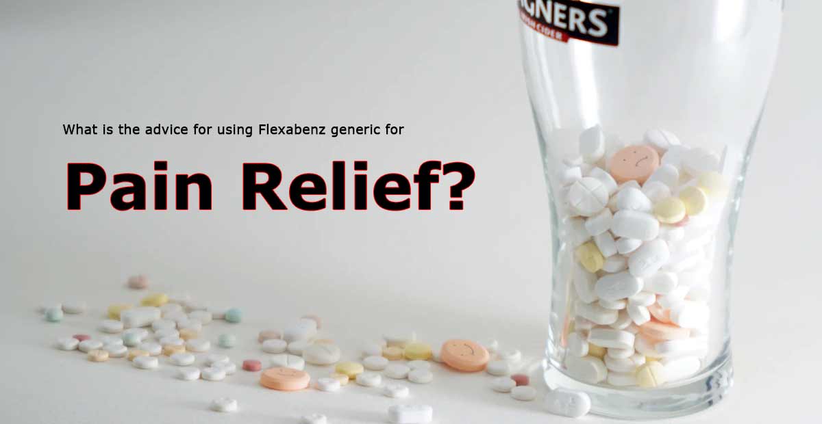 What is the advice for using Flexabenz generic for pain relief?