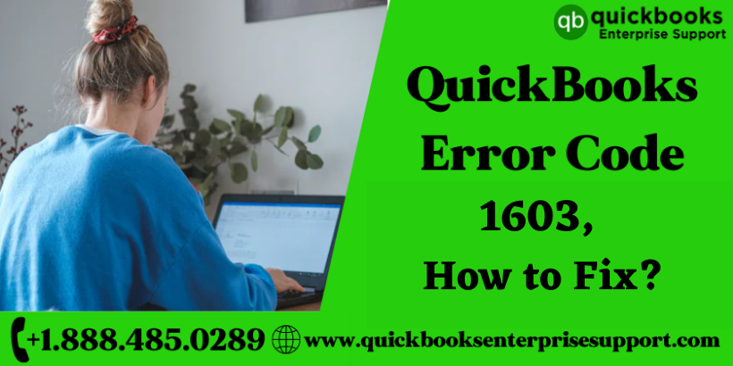 QuickBooks Error Code 1603
