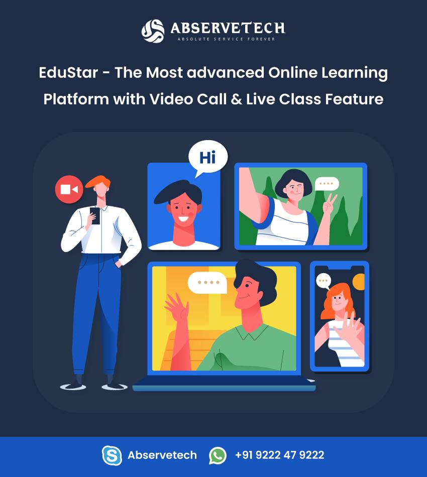 EduStar - The most advanced online learning platform with video call & live class feature