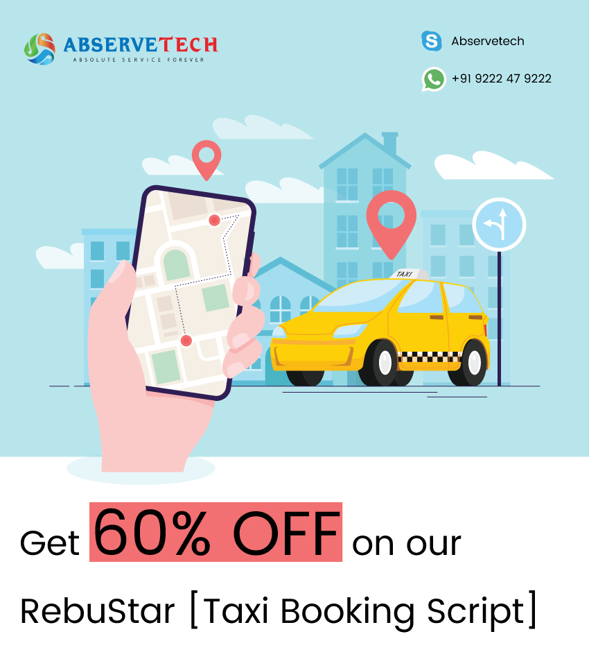 Get 50% OFF on our RebuStar [Taxi Booking Script]