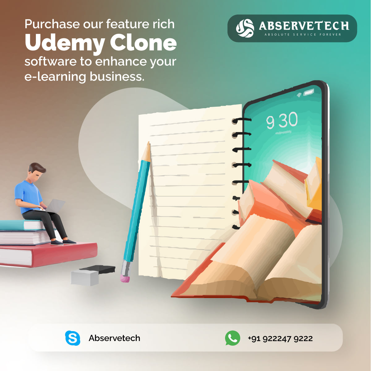 Udemy clone software