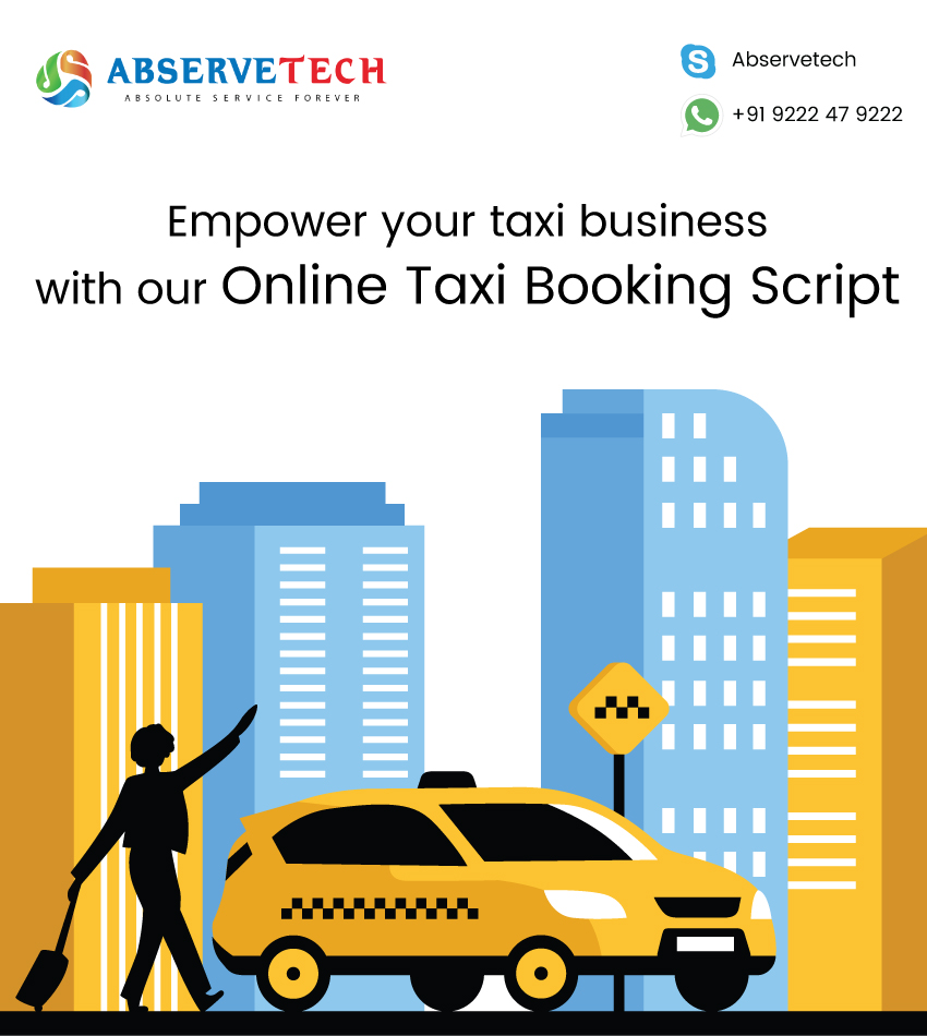 Empower your taxi business with our online taxi booking script