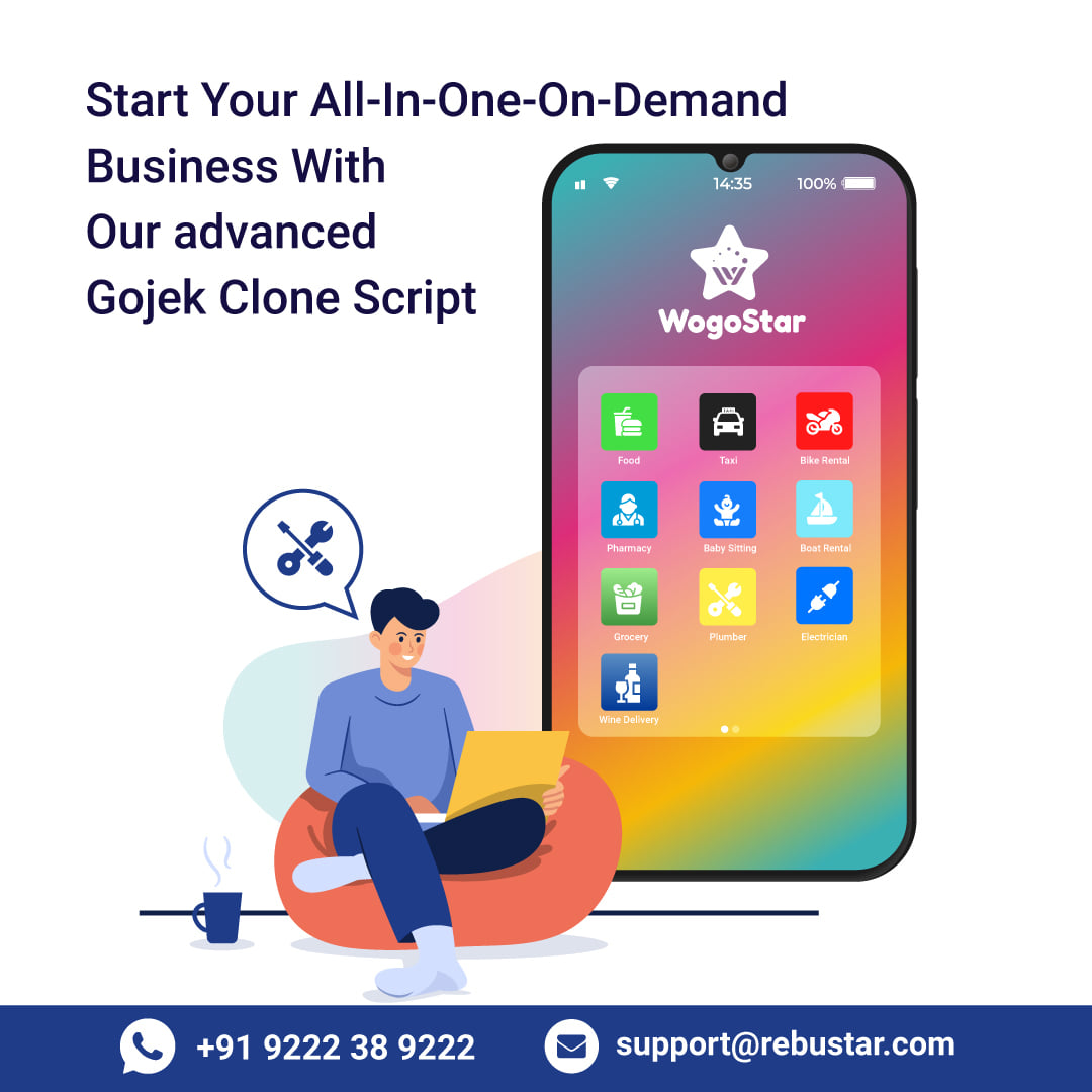 Start your all-in-one-on-demand business with our advanced Gojek clone script