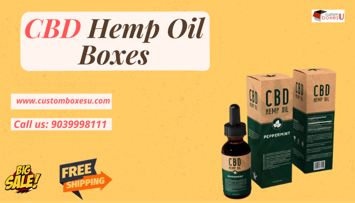 Quality CBD Hemp Oil Boxes are impressive