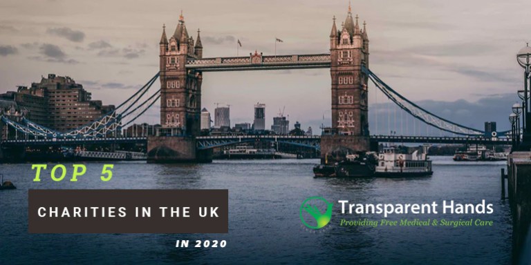 Top 5 Charities in the UK in 2020