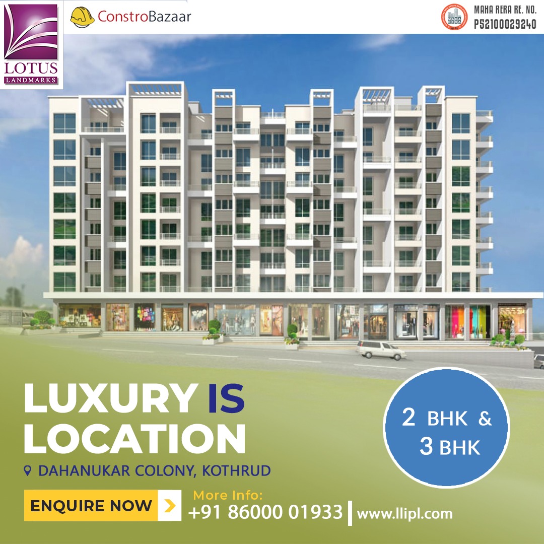 2bhk flats Bibwewadi,3bhk flats Bibwewadi - Lotus Landmarks