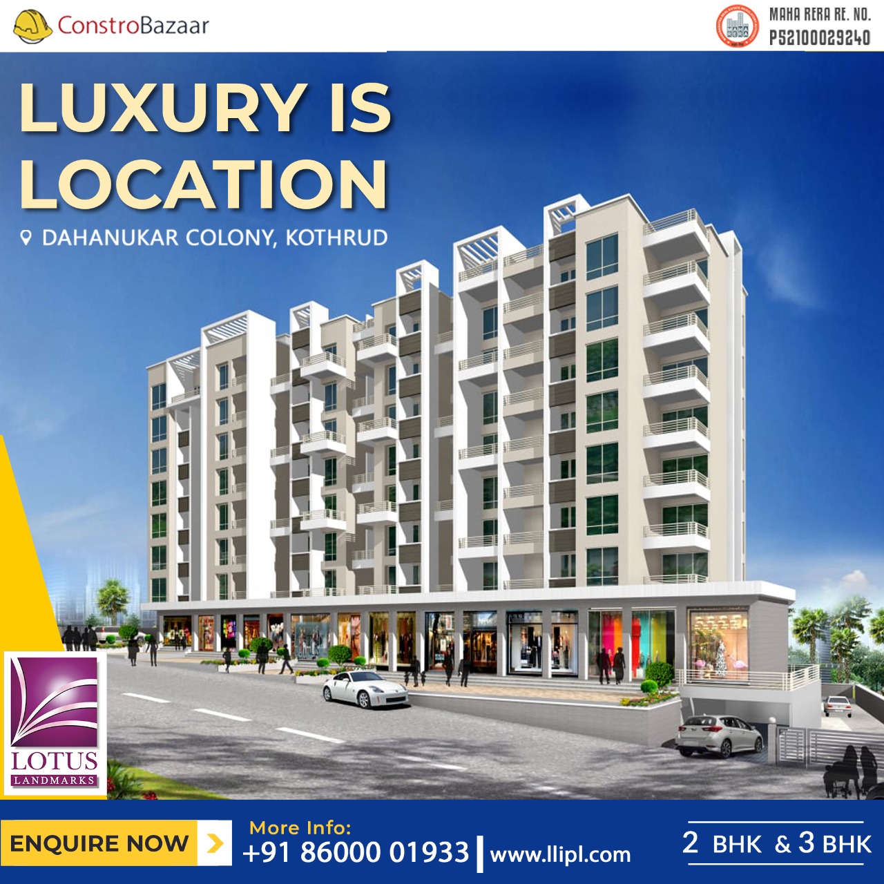 2bhk flats Bhor, 3bhk flats Bhor - Lotus Landmarks