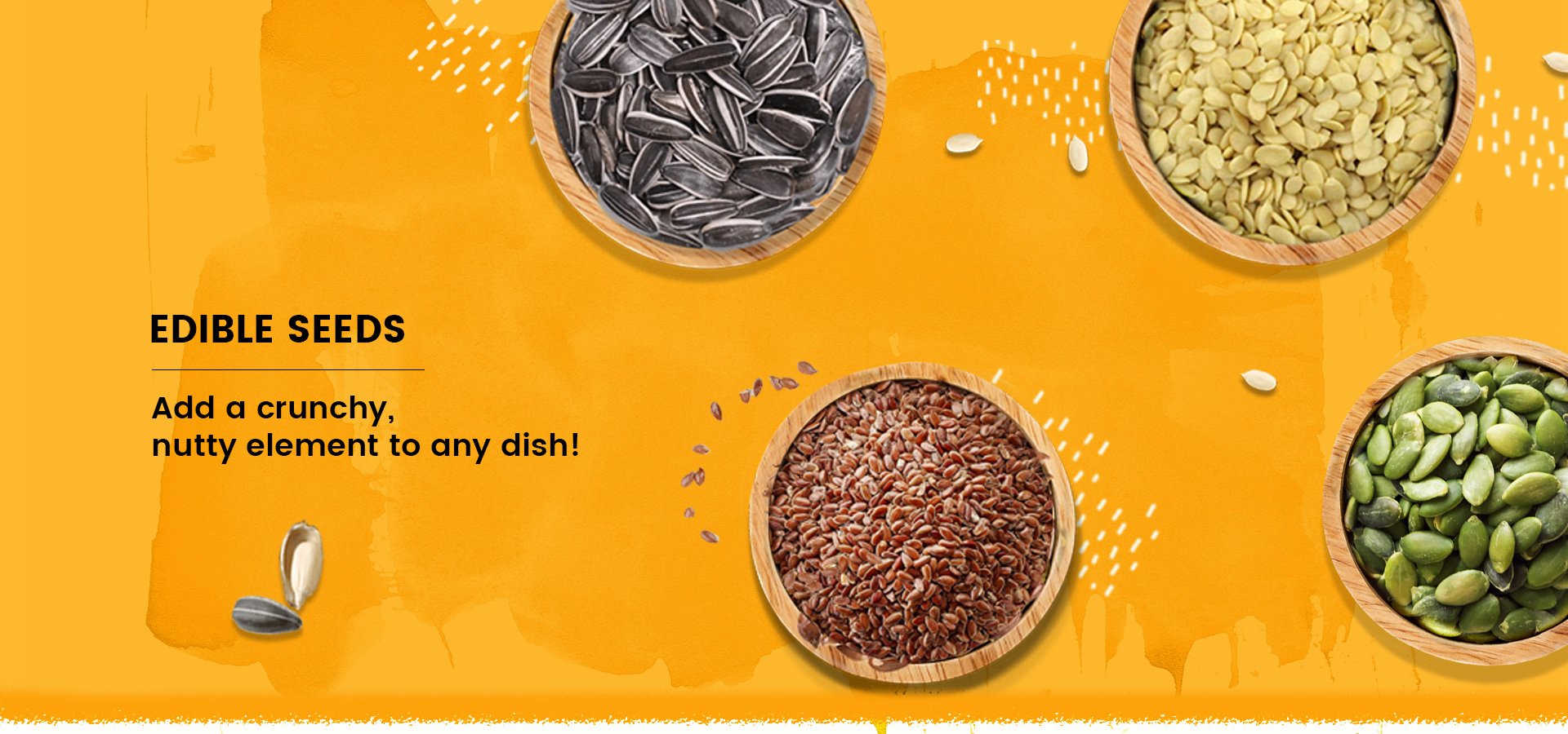 Add a Crunch to Every Meal with Tasty Edible Seeds