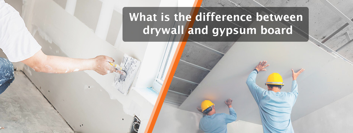 What is the difference between Gypsum and Drywall?