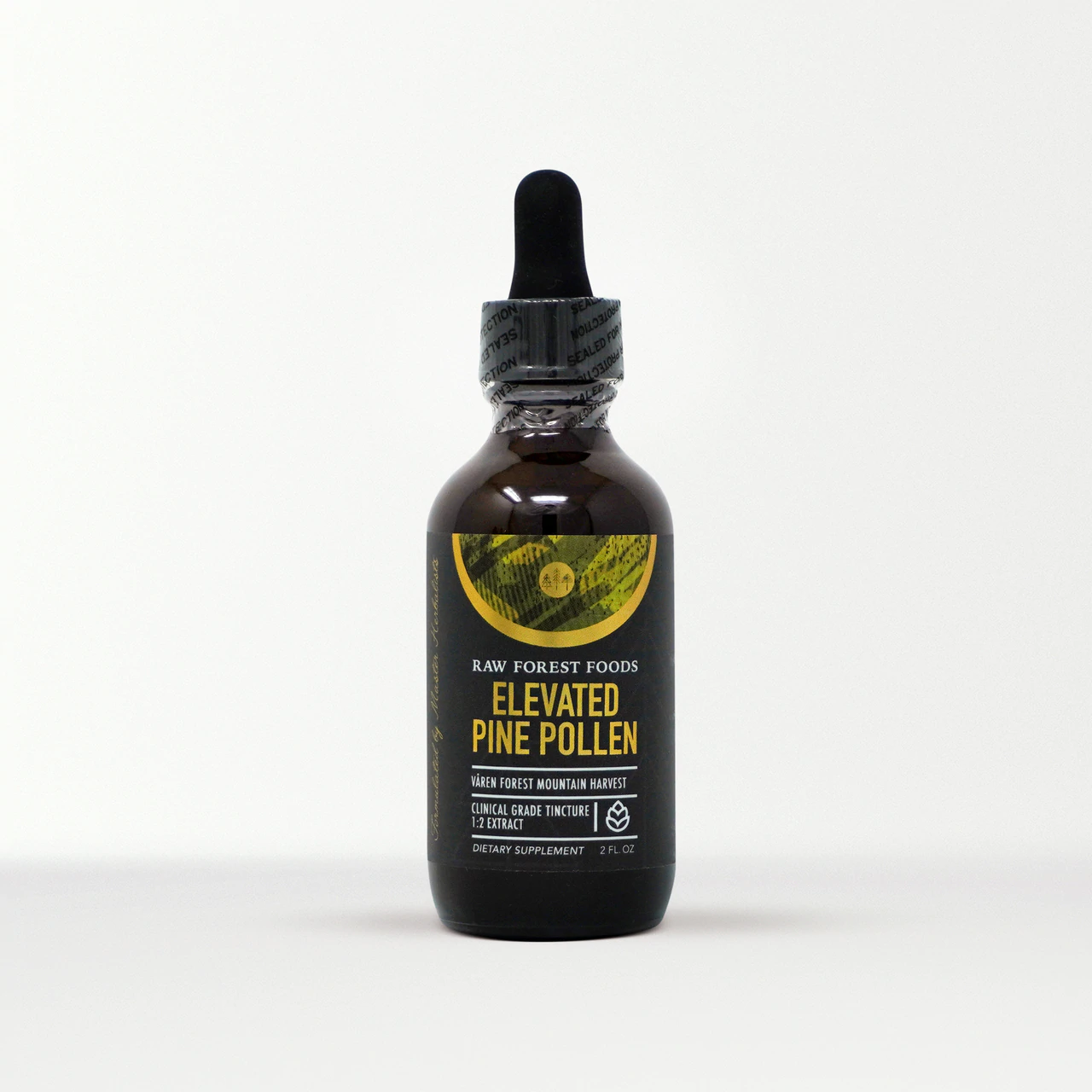Pine Pollen & Nettle Root Tincture | Raw Forest Foods