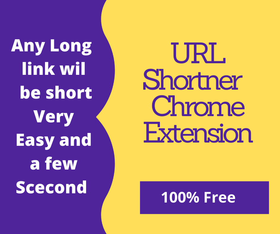 It is a long Link shortened chrome extension
