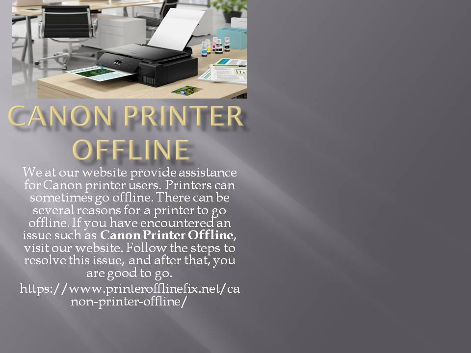 Canon Printer Offline