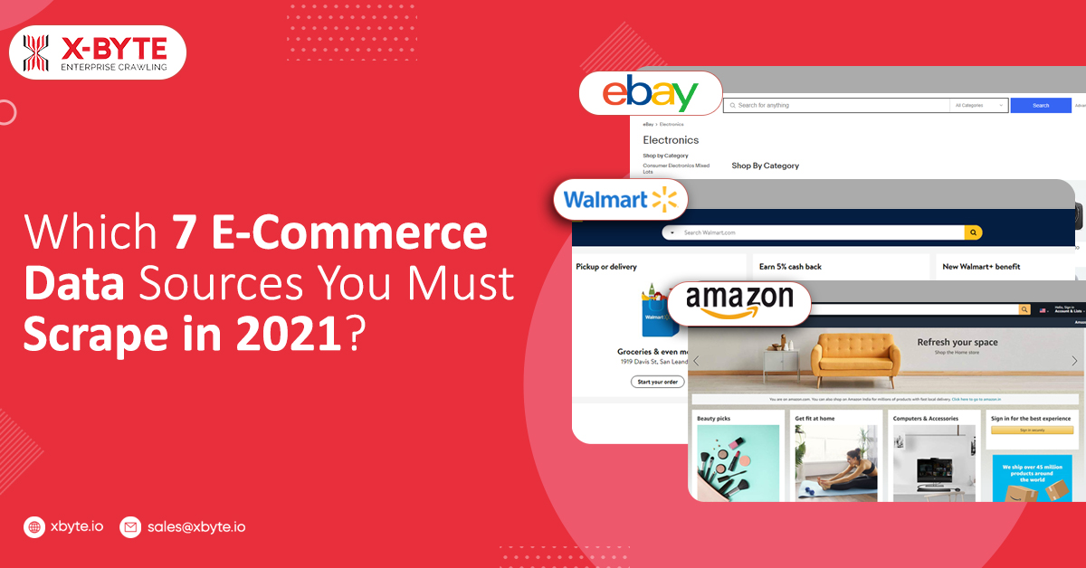 WHICH 7 E-COMMERCE DATA SOURCES YOU MUST SCRAPE IN 2021?