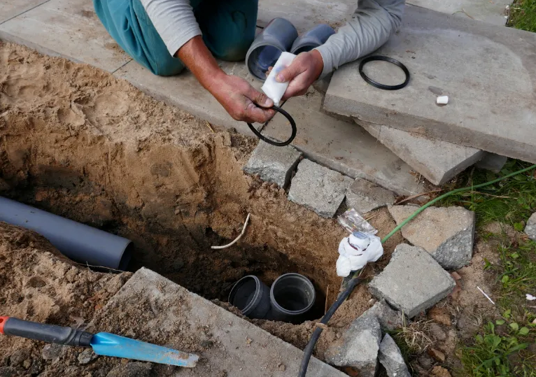 What are the different steps of plumbing?