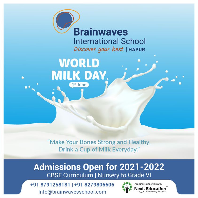 World Milk Day | Brainwaves International School