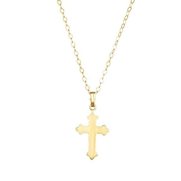 Rose Gold Cross Necklace | Malak Jewelers