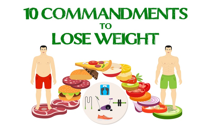 10 COMMANDMENTS OF WEIGHT LOSS