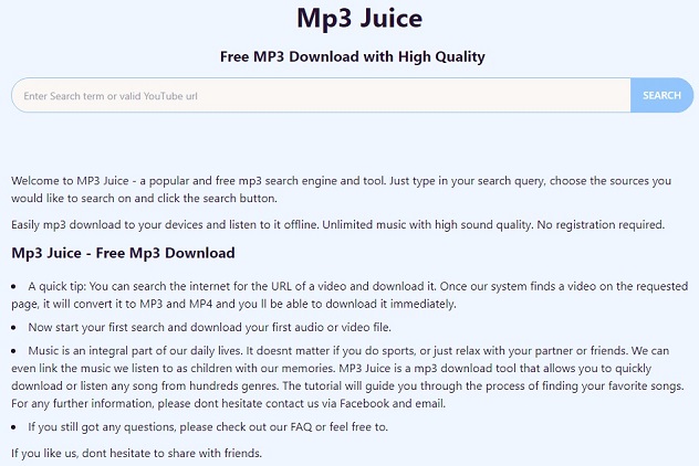 MP3 JUICES Unlimited Downloads