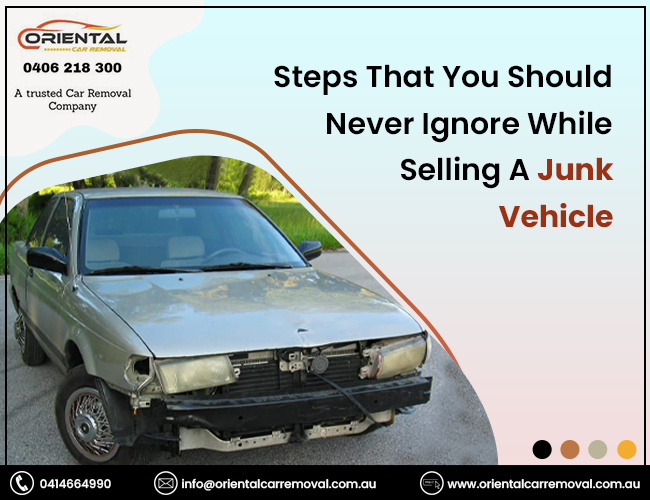 Paramount Steps That You Should Never Ignore While Selling A Non-roadworthy Vehicle