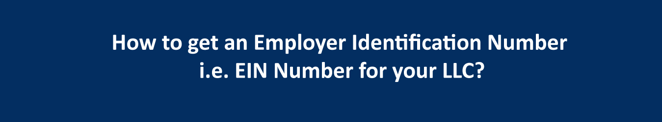 How to get an employer identification number?