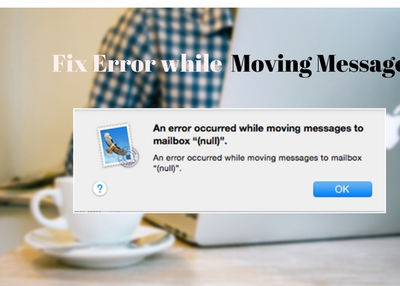 How to fix error while moving messages in Apple Mail